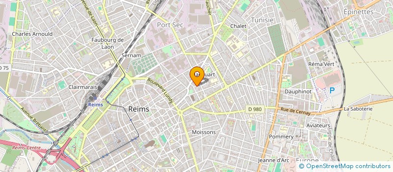 localisation de l'entreprise MONSIEUR REMI MIEHE  REIMS