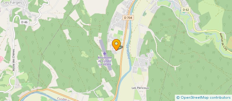 localisation de l'entreprise MONSIEUR REMI MOEBS  CONDAT-SUR-VEZERE