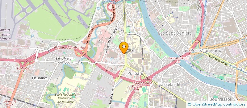 localisation de l'entreprise MONSIEUR REMI MOLINIER à TOULOUSE
