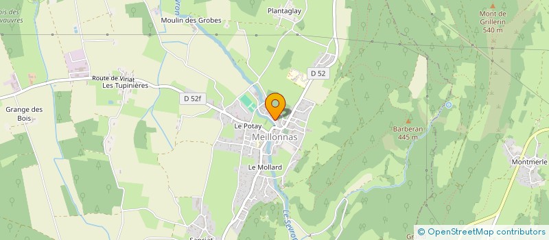 localisation de l'entreprise MONSIEUR REMI MONNOT  MEILLONNAS