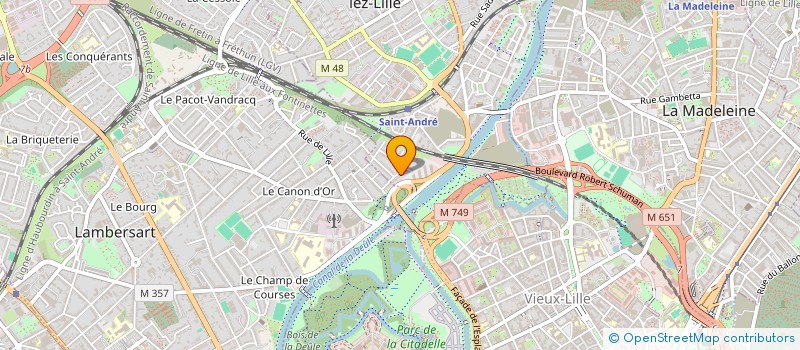 localisation de l'entreprise MONSIEUR REMI MONTORIO à SAINT-ANDRE-LEZ-LILLE
