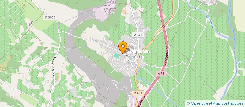 localisation de l'entreprise MONSIEUR REMI MONTUSSAC  LEZIGNAN-LA-CEBE