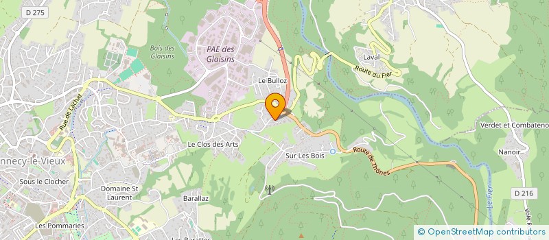 localisation de l'entreprise MONSIEUR REMI MOREL à ANNECY