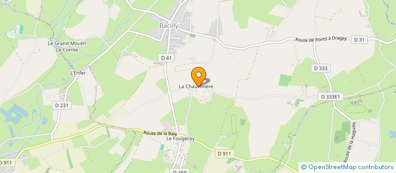 localisation de l'entreprise MONSIEUR REMI MORIN à BACILLY