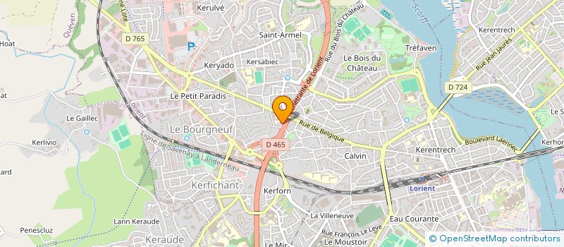 localisation de l'entreprise MONSIEUR REMI MOSSA  LORIENT