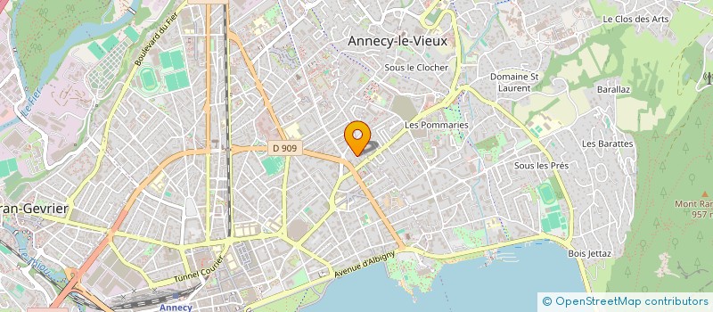 localisation de l'entreprise MONSIEUR REMI MOTTE à ANNECY