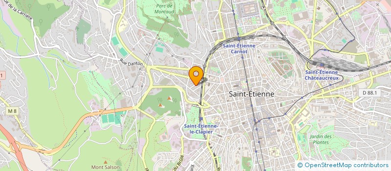 localisation de l'entreprise MONSIEUR REMI MOUNIER  SAINT-ETIENNE