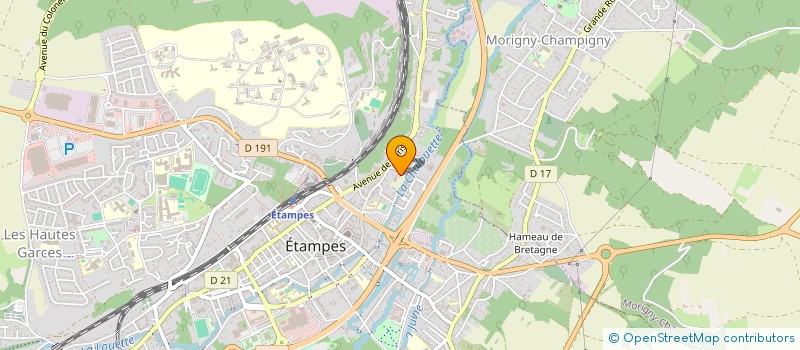 localisation de l'entreprise MONSIEUR REMI MOYER à ETAMPES