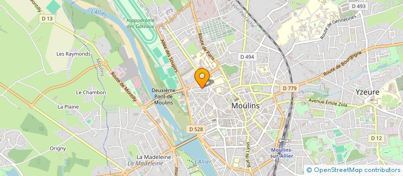localisation de l'entreprise MONSIEUR REMI MUNIER à MOULINS