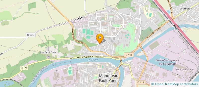 localisation de l'entreprise MONSIEUR REMI MUSLIC  MONTEREAU-FAULT-YONNE