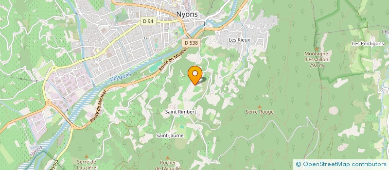 localisation de l'entreprise MONSIEUR REMI MUSSIGMANN  NYONS