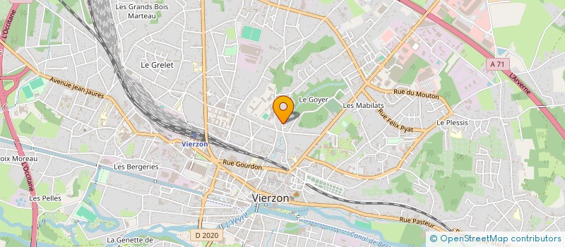 localisation de l'entreprise MONSIEUR REMI NADAL  VIERZON