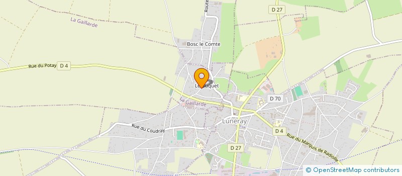 localisation de l'entreprise MONSIEUR REMI NEVEU  LA GAILLARDE