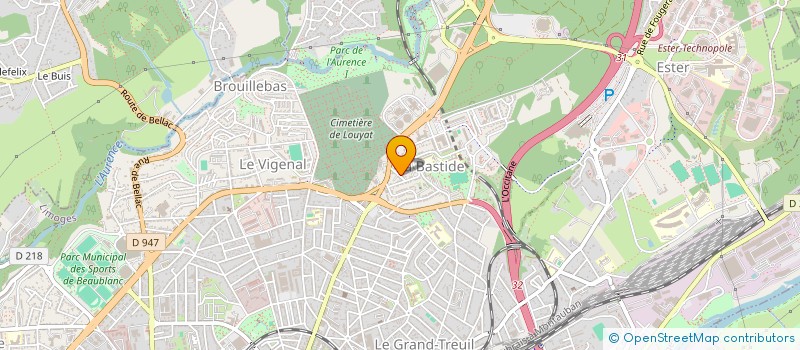 localisation de l'entreprise MONSIEUR REMI NOGUERA à LIMOGES