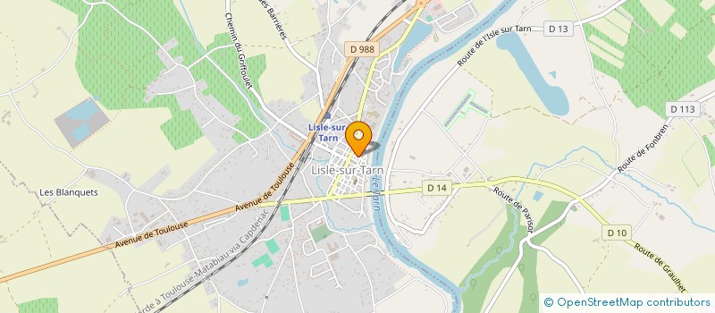 localisation de l'entreprise MONSIEUR REMI NOGUES à LISLE-SUR-TARN