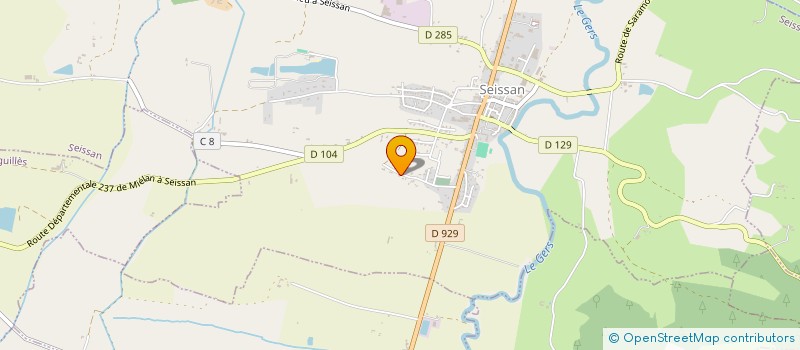 localisation de l'entreprise MONSIEUR REMI NOILHAN  SEISSAN