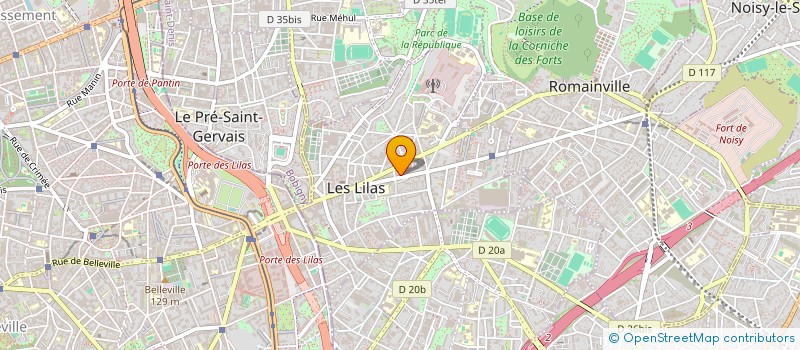 localisation de l'entreprise MONSIEUR REMI NOULIN à LES LILAS
