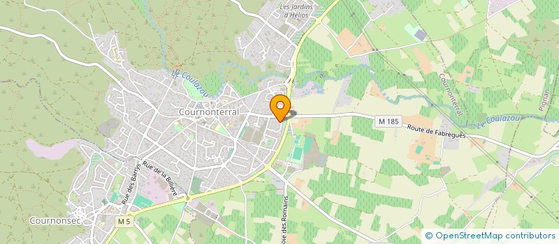 localisation de l'entreprise MONSIEUR REMI NUEZ  COURNONTERRAL