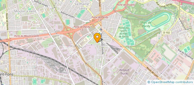 localisation de l'entreprise MONSIEUR REMI OPALINSKI  VENISSIEUX