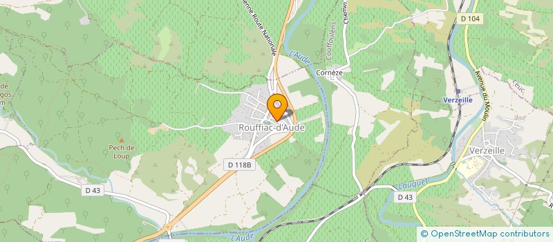 localisation de l'entreprise MONSIEUR REMI ORTEGA à ROUFFIAC-D'AUDE