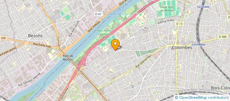 localisation de l'entreprise MONSIEUR REMI OUADAH  COLOMBES