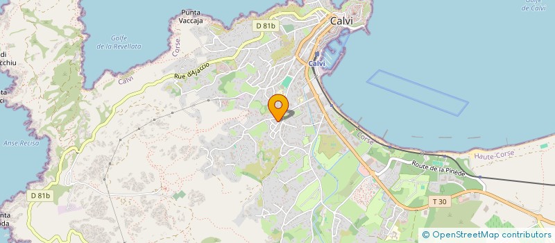 localisation de l'entreprise MONSIEUR REMI OURABI à CALVI