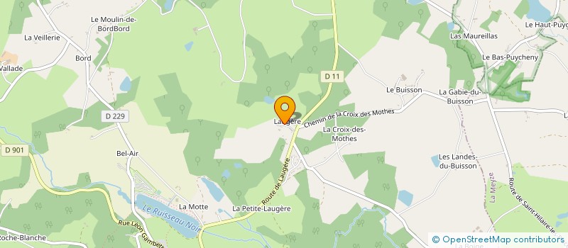 localisation de l'entreprise MONSIEUR REMI PAGNON à COUSSAC-BONNEVAL