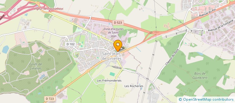 localisation de l'entreprise MONSIEUR REMI PAILLOU  SAINT-LEGER-DE-LINIERES