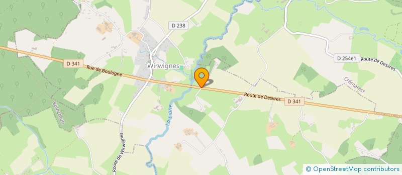 localisation de l'entreprise MONSIEUR REMI PAPIN  WIRWIGNES