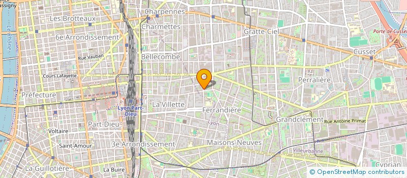 localisation de l'entreprise MONSIEUR REMI PATOUILLARD  VILLEURBANNE