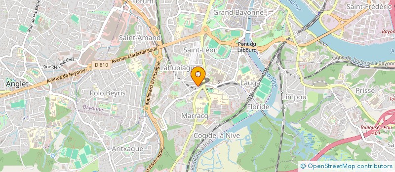 localisation de l'entreprise MONSIEUR REMI PAUTRIZEL  ANGLET