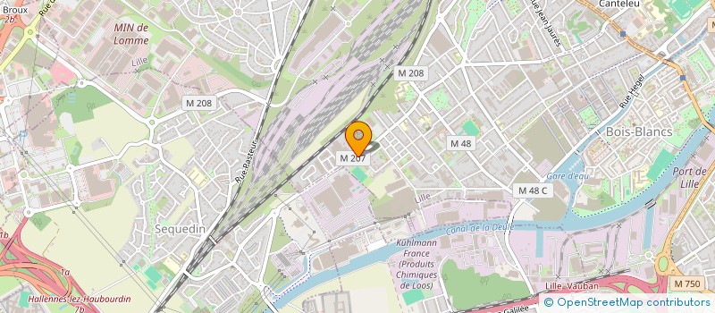 localisation de l'entreprise MONSIEUR REMI PECQUEUX à LILLE