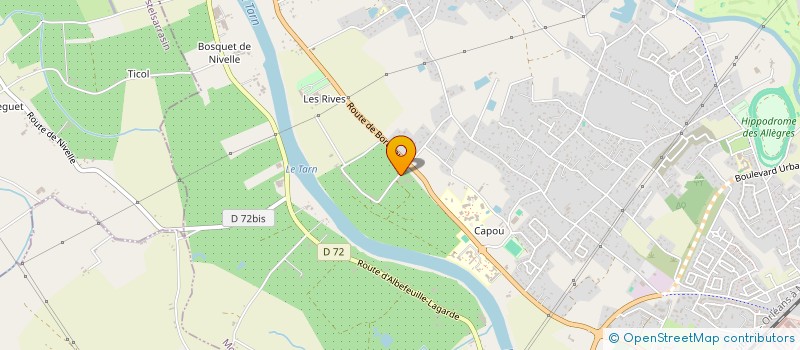 localisation de l'entreprise MONSIEUR REMI PELERIN  MONTAUBAN