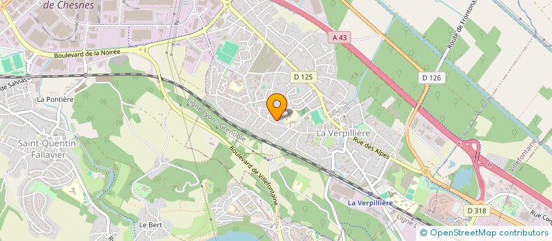 localisation de l'entreprise MONSIEUR REMI PELLET  LA VERPILLIERE