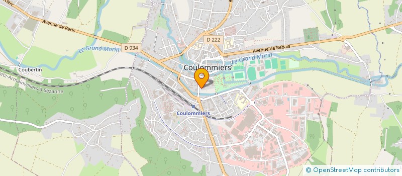 localisation de l'entreprise MONSIEUR REMI PELLETIER à COULOMMIERS