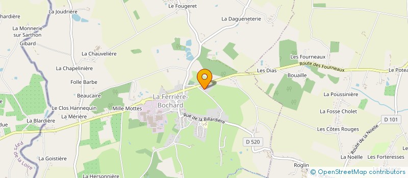 localisation de l'entreprise MONSIEUR REMI PELLETIER à L'OREE-D'ECOUVES