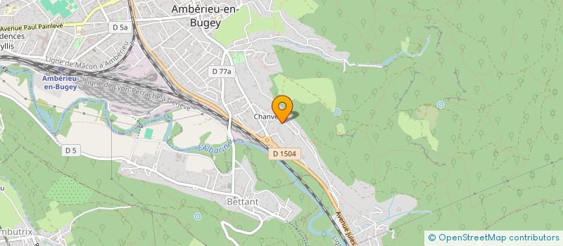 localisation de l'entreprise MONSIEUR REMI PELLETIER à AMBERIEU-EN-BUGEY