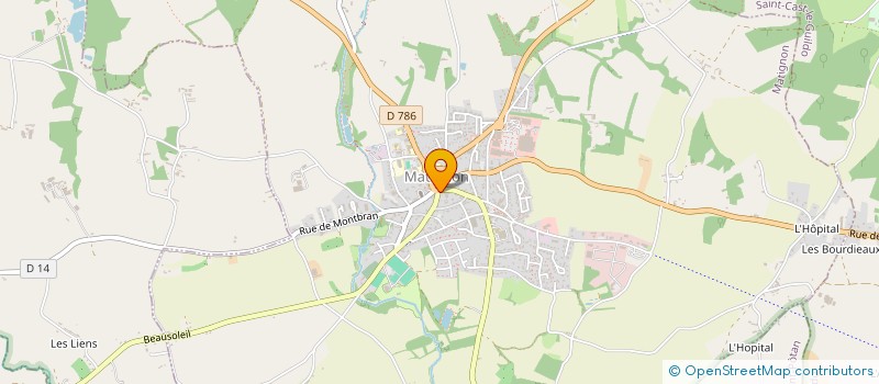 localisation de l'entreprise MONSIEUR REMI PERRET  MATIGNON