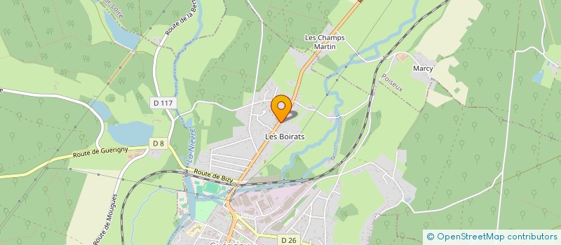 localisation de l'entreprise MONSIEUR REMI PERRET  GUERIGNY