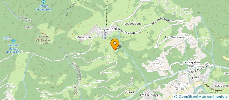 localisation de l'entreprise MONSIEUR REMI PERRIER GROS CLAUDE  VILLARD-SUR-DORON