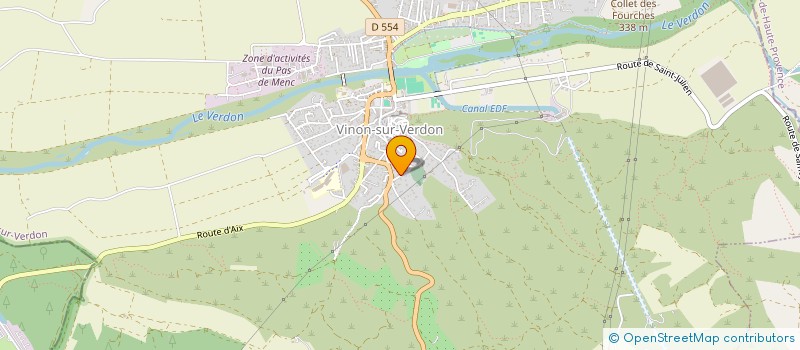 localisation de l'entreprise MONSIEUR REMI PEY  VINON-SUR-VERDON