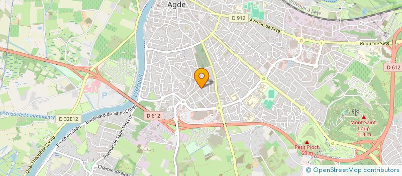 localisation de l'entreprise MONSIEUR REMI PHILIPPE à AGDE