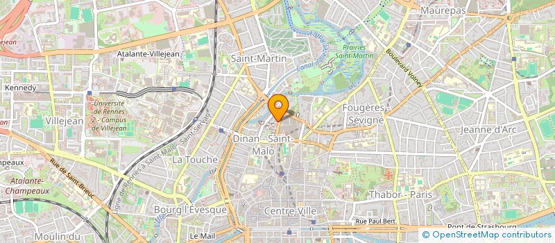 localisation de l'entreprise MONSIEUR REMI PICHON  RENNES