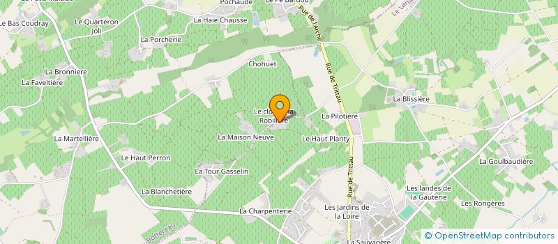 localisation de l'entreprise MONSIEUR REMI PINEAU à LE LANDREAU
