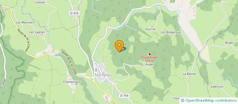 localisation de l'entreprise MONSIEUR REMI PIRONOM  ISSERTEAUX