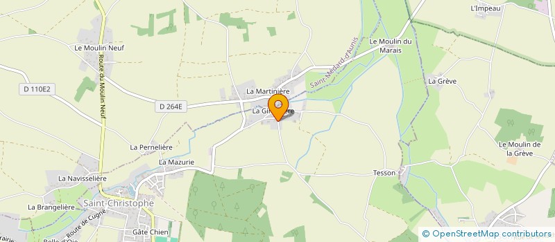 localisation de l'entreprise MONSIEUR REMI PLANCHE à SAINT-CHRISTOPHE