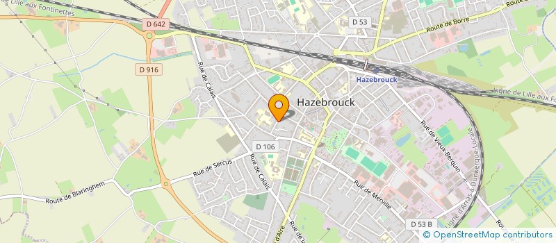 localisation de l'entreprise MONSIEUR REMI PLATEVOET  HAZEBROUCK