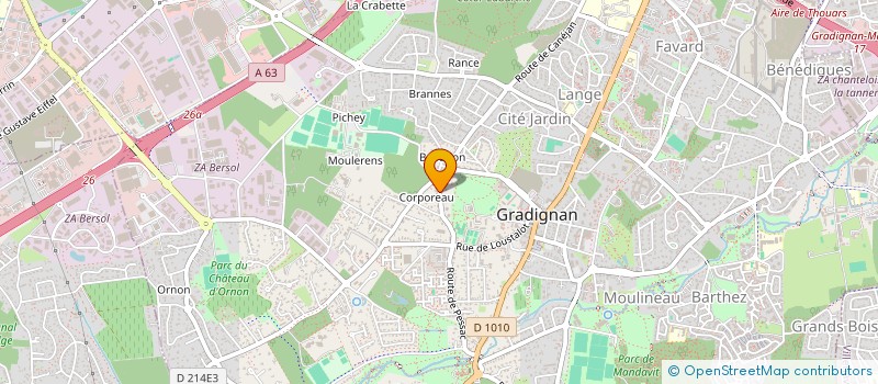 localisation de l'entreprise MONSIEUR REMI PLOUCHARD  GRADIGNAN