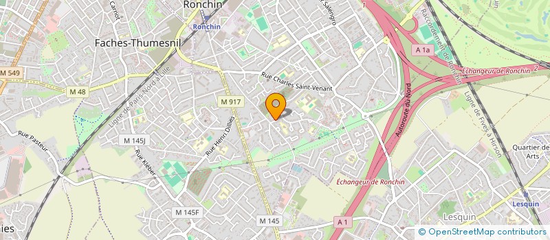 localisation de l'entreprise MONSIEUR REMI POIDEVIN  RONCHIN