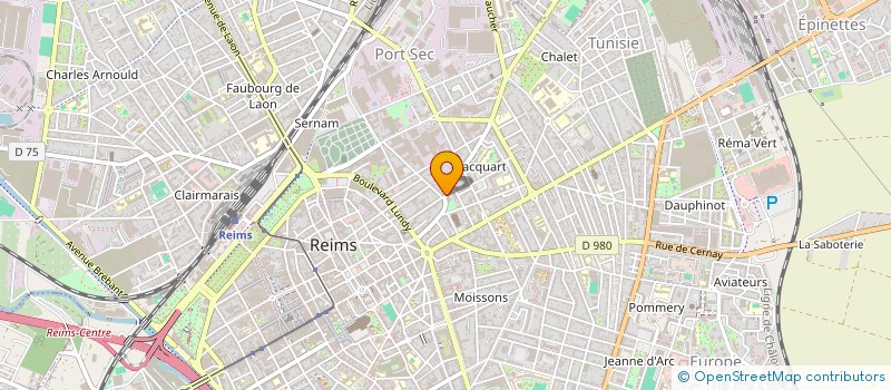 localisation de l'entreprise MONSIEUR REMI POILVE  REIMS